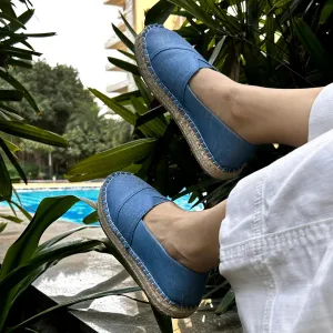 Denim Blue Summer Shoes