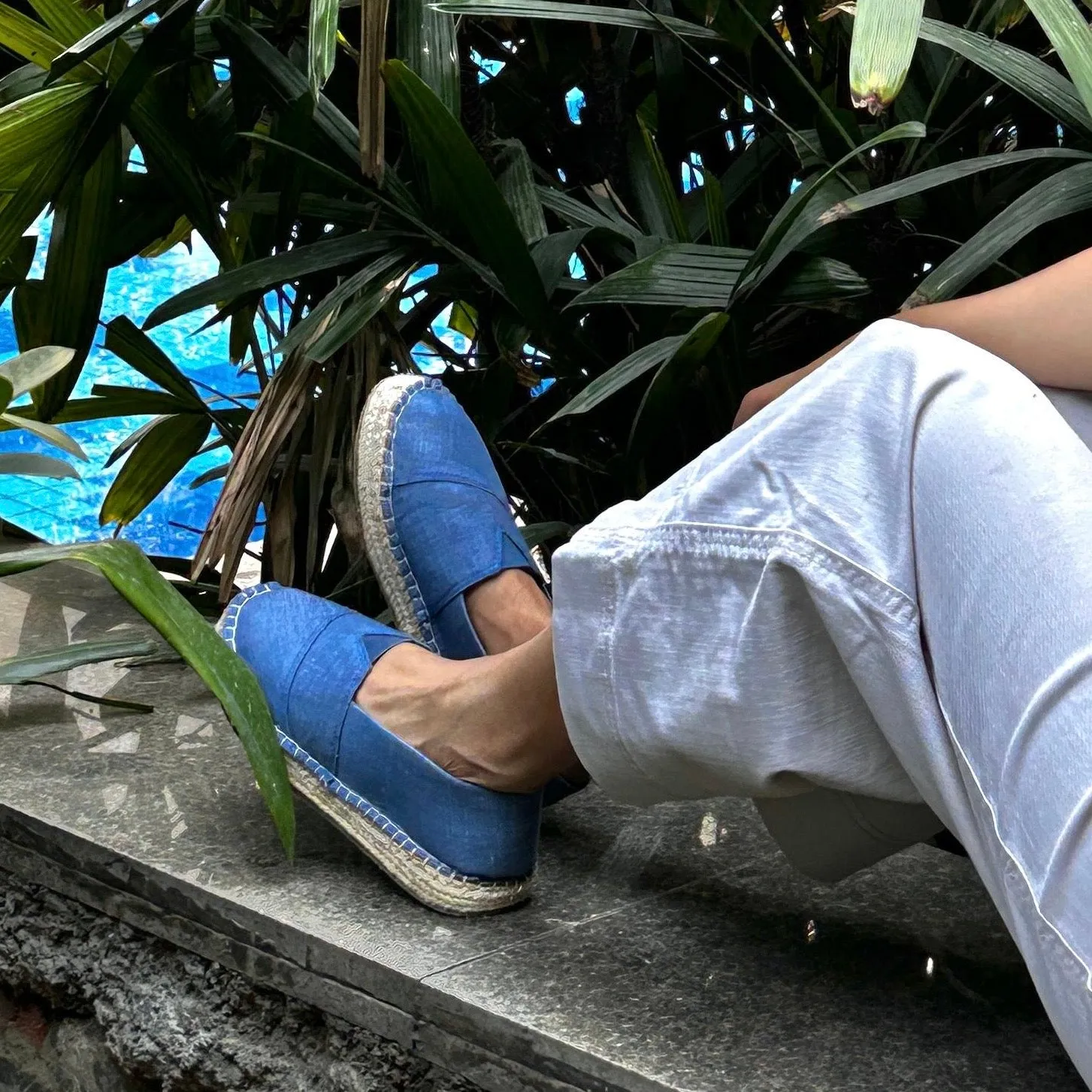 Denim Blue Summer Shoes
