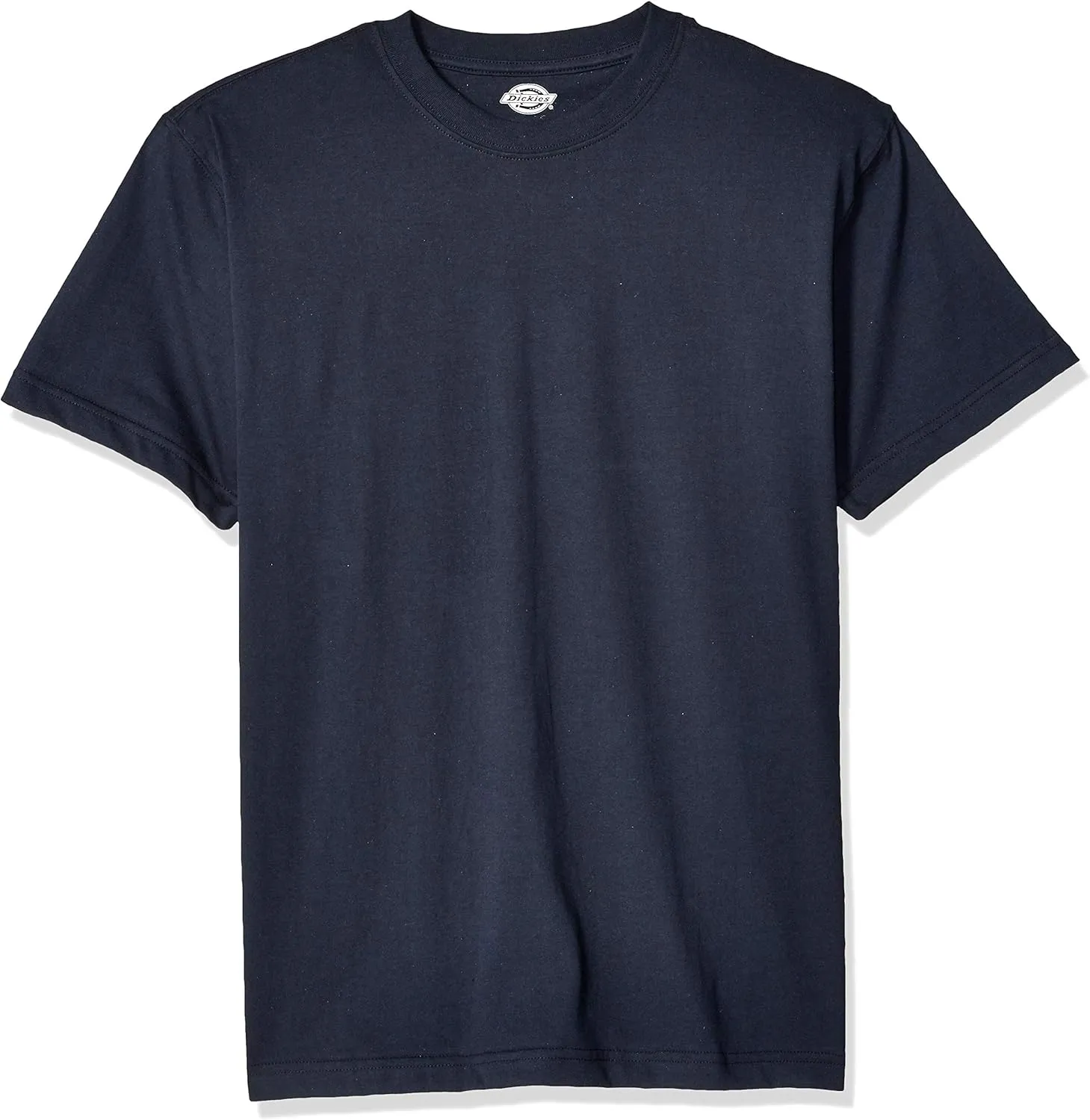 Dickies mens Short Sleeve Heavweight Crew Neck Work Utility T Shirt, Dark Navy, Large US