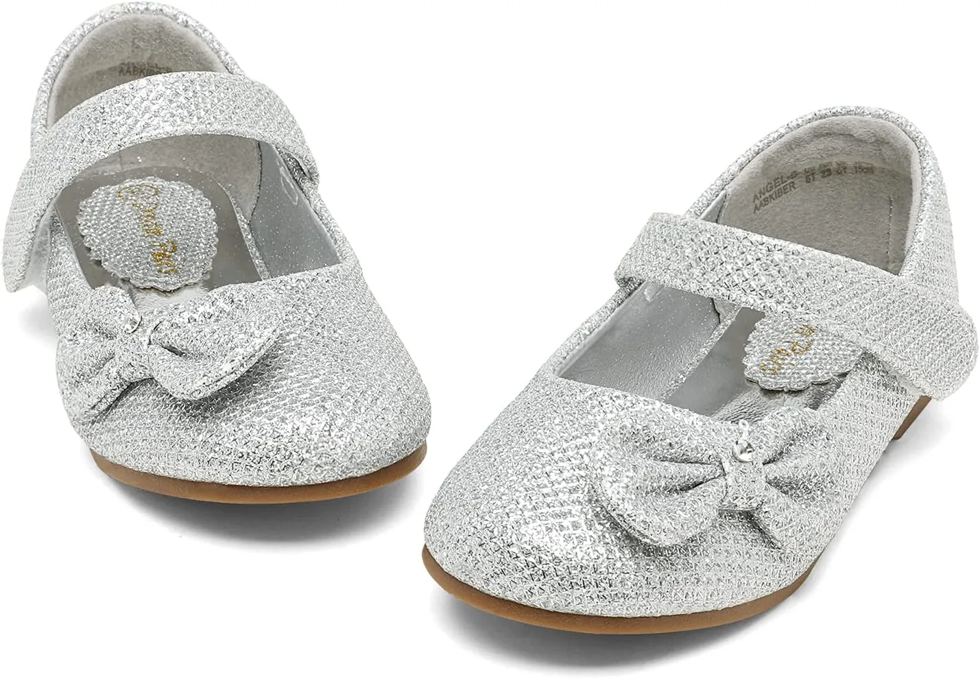DREAM PAIRS Toddler Dress Shoes Mary Jane Flats for Girls Side Bow Ballerina Shoes
