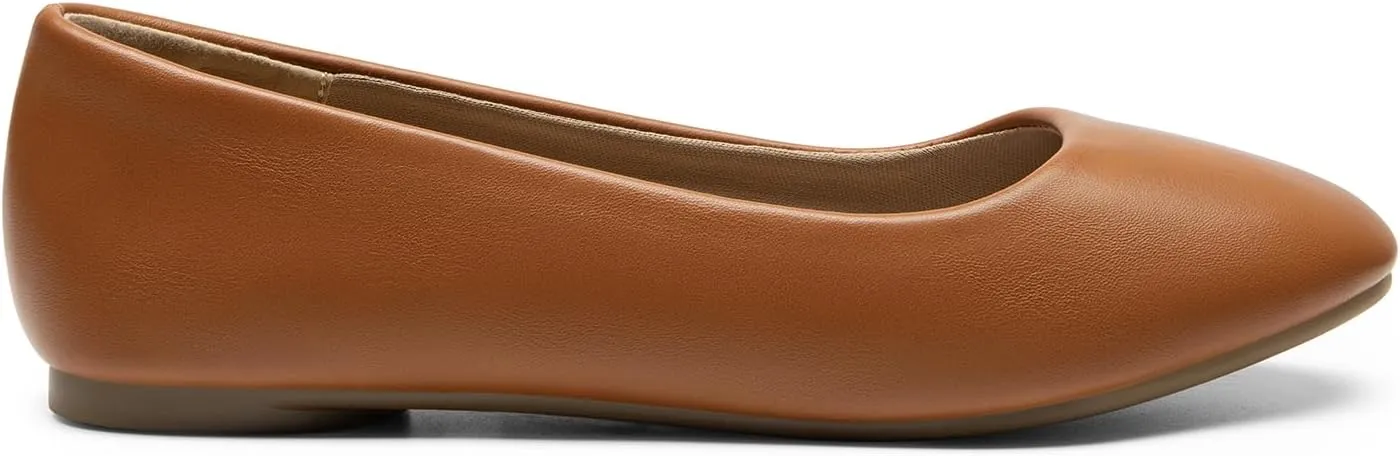 DREAM PAIRS Women's Sole-Simple Ballerina Walking Flats Shoes