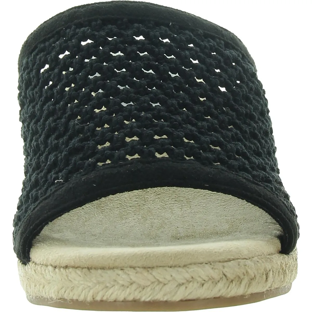 Easy Street Womens Jubilee Padded Insole Faux Suede Espadrilles