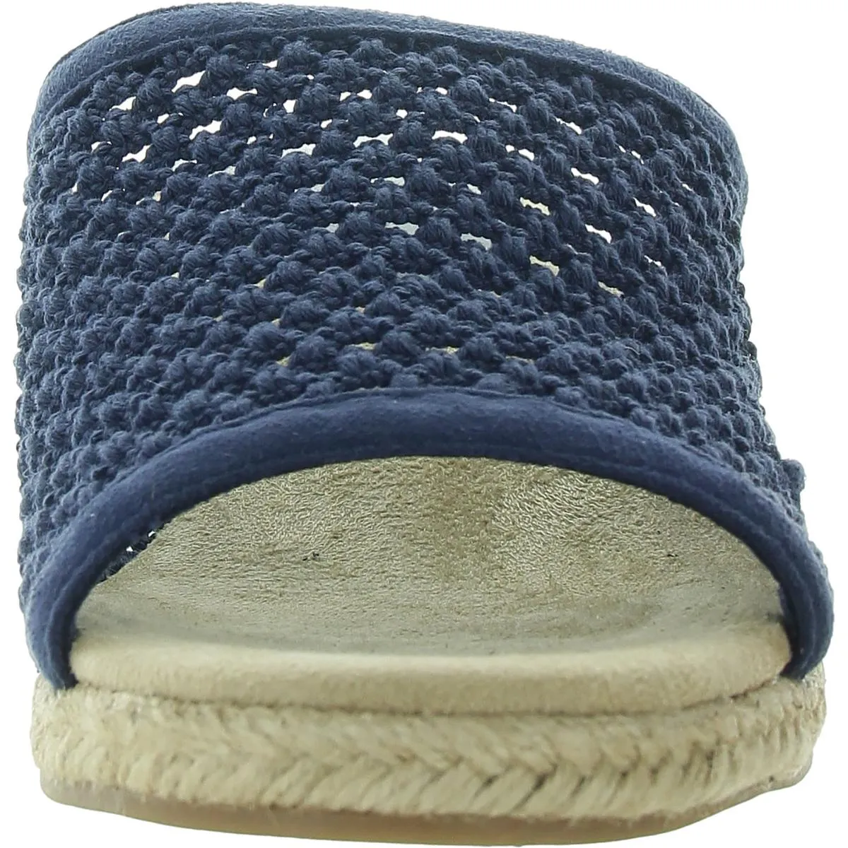 Easy Street Womens Jubilee Woven Faux Suede Espadrilles