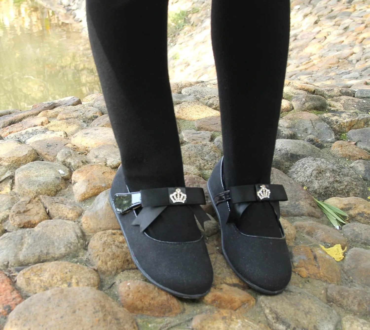 EIGHT KM Toddler Girls Dress Shoes – Girls Mary Jane Shoes | Mary Jane Flats - Ballet Flats – Party, Flower Girl, Wedding Dress Shoes for Girls – Comfortable & Non-Slip Design for Ages up to 7