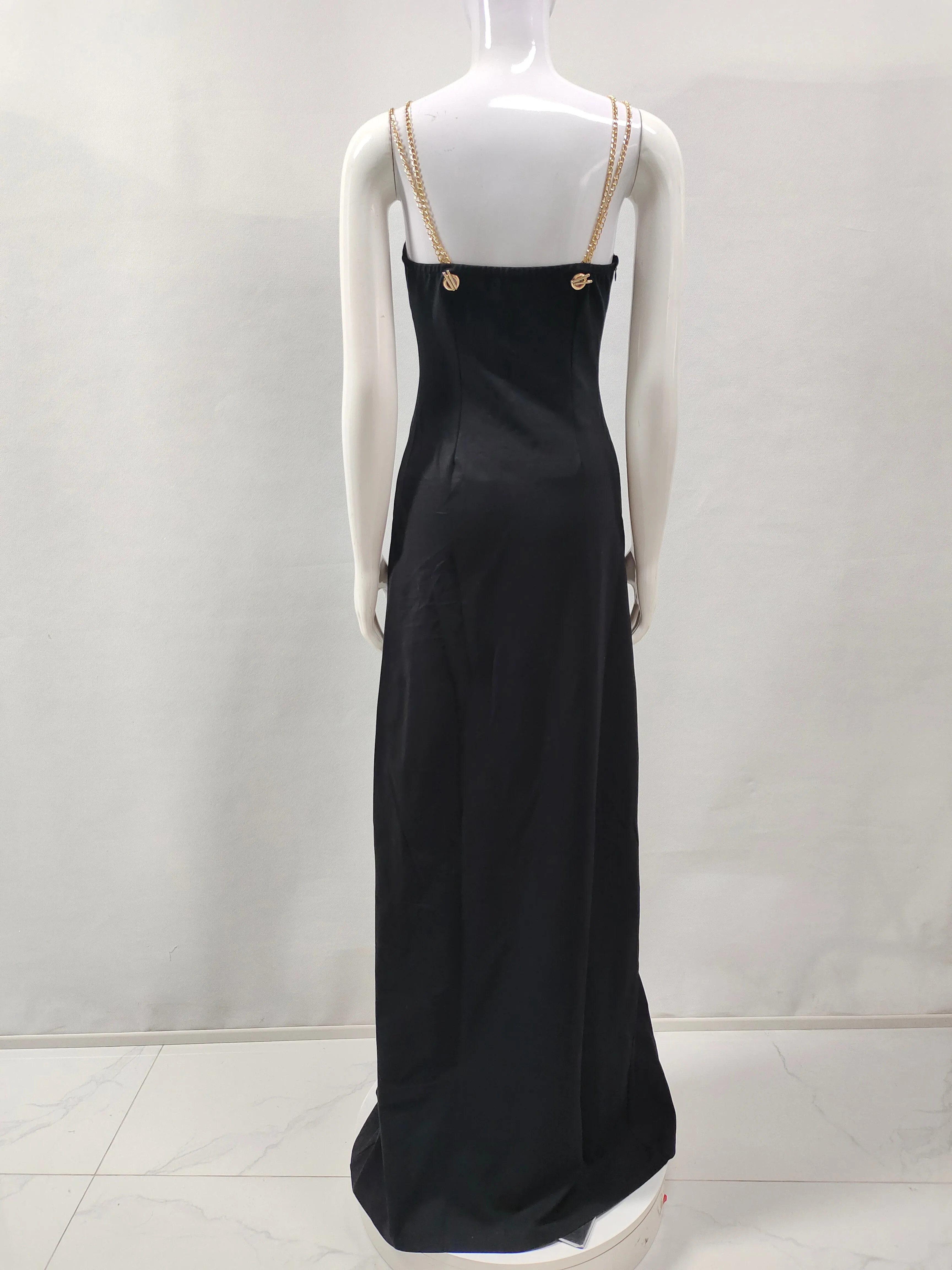 Elliette Off-Shoulder Eyelet-Detailing Semi-Sheer Maxi Dress