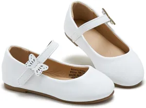 ESTINE Toddler Little Girls Ballet Shoes Baby Kids Princess Dress Wedding Strap Mary Jane Flats