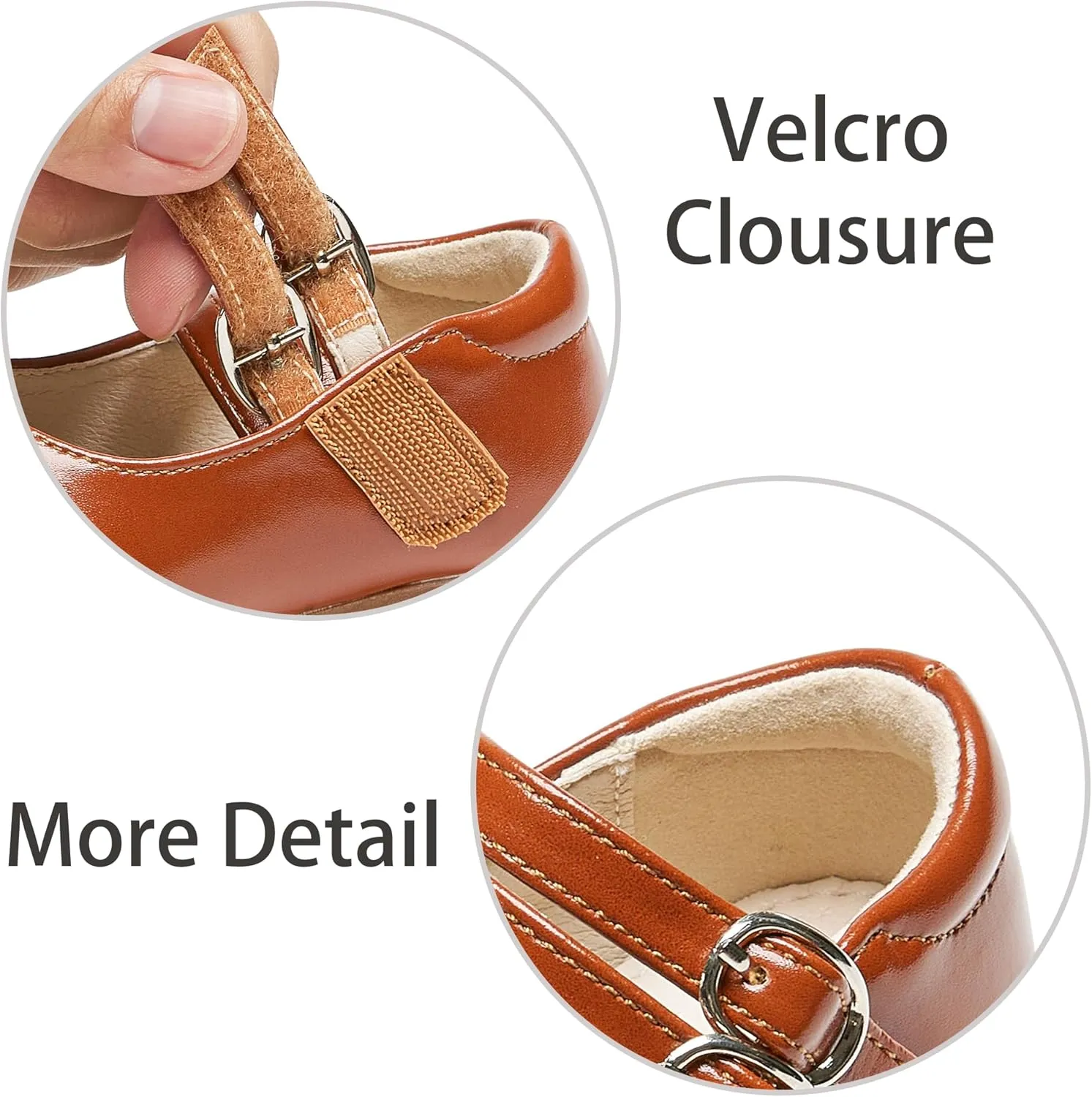 ESTINE Toddler/Little Kid Girls Dress Mary Jane Flats Flowers Fashion Princess Ballet Shoes