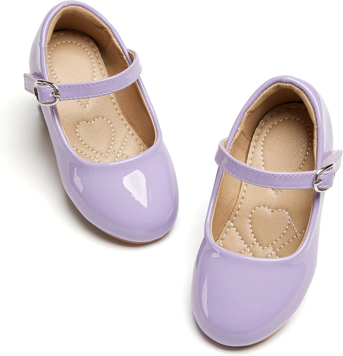 ESTINE Toddler/Little Kid Girls Dress Mary Jane Flats Flowers Fashion Princess Ballet Shoes