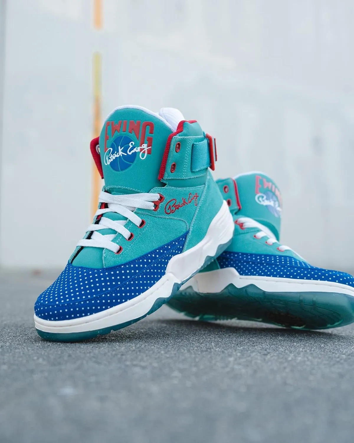 Ewing PATRICK ATHLETICS 33 HI Baltic/Sea/Red 1990 ALL-STAR 1EW90110-332