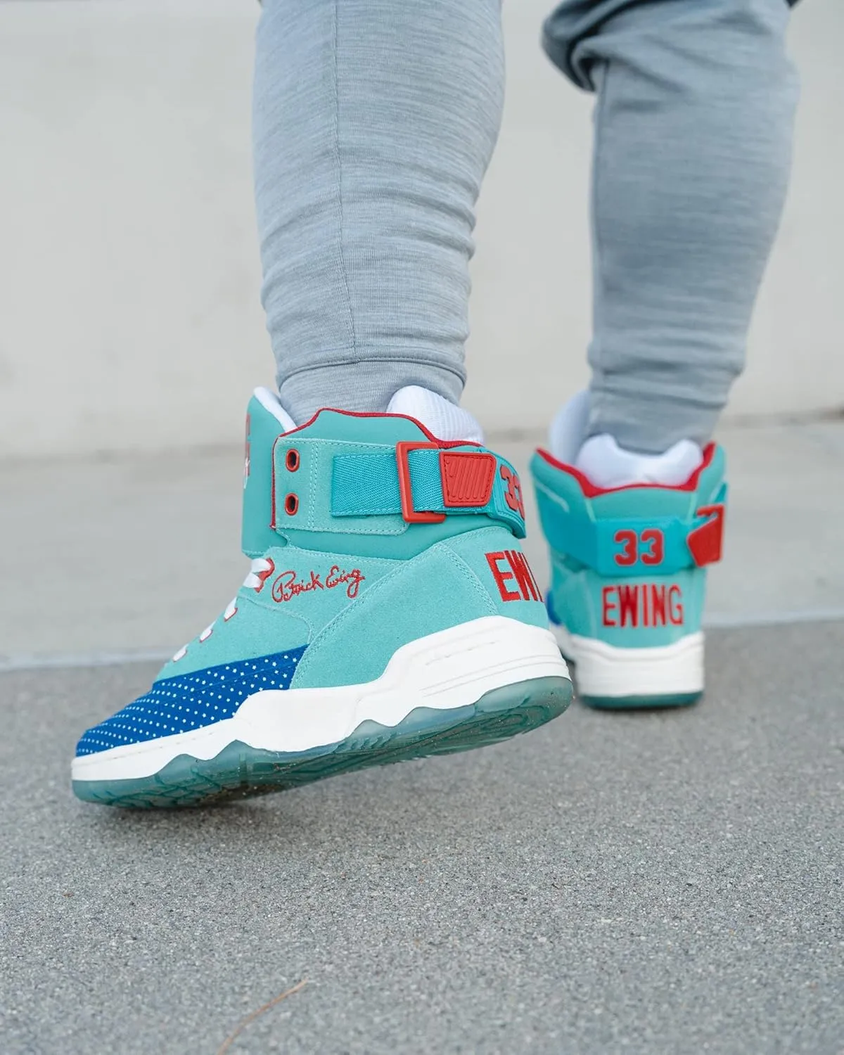 Ewing PATRICK ATHLETICS 33 HI Baltic/Sea/Red 1990 ALL-STAR 1EW90110-332