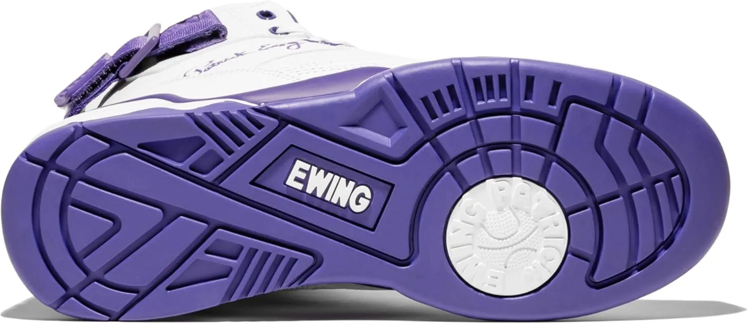 Ewing Patrick Athletics 33 Hi White Ultraviolet – Retro High-Top Basketball Sneakers