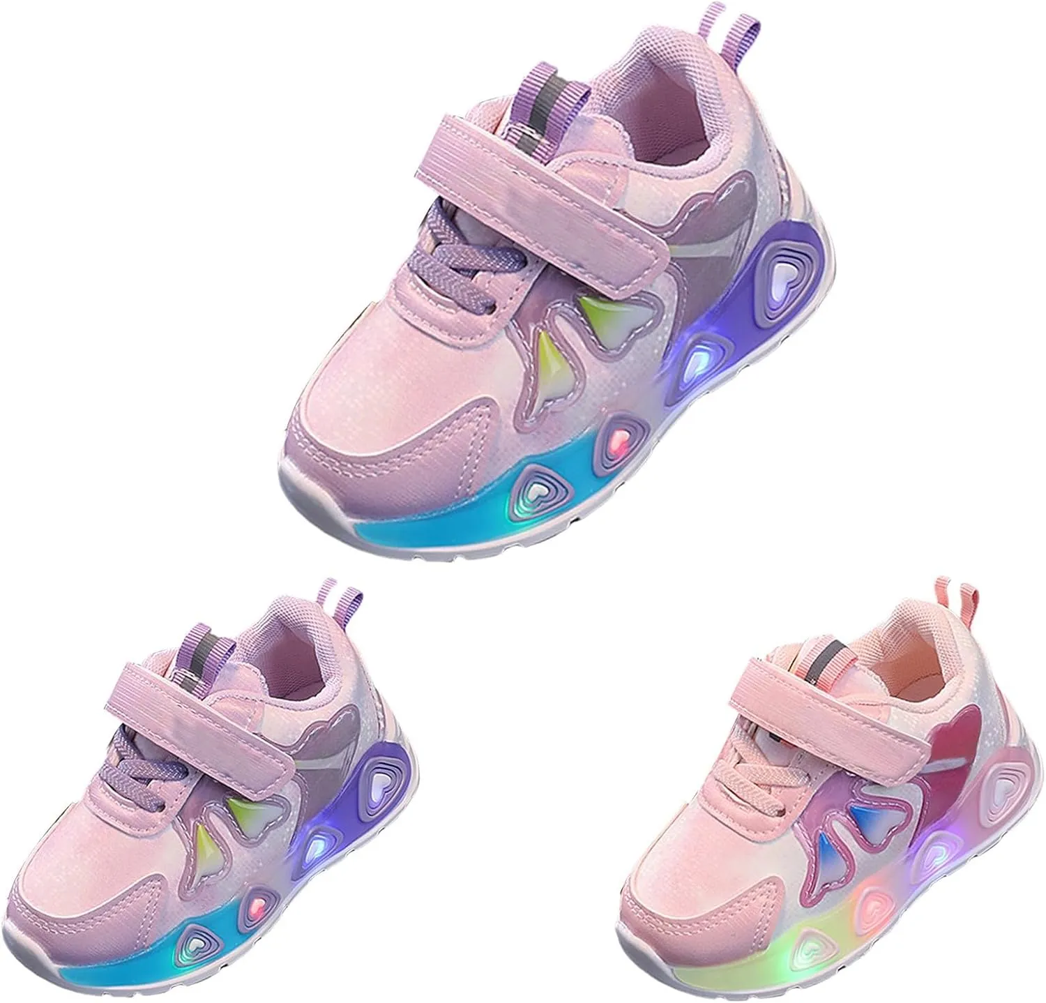 Fashion LED Light Baby Shoes Casual Children Shoes Boys Girls Sandals Soft Kids Sports 9t