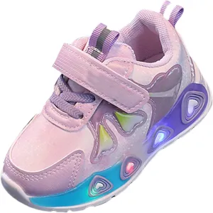 Fashion LED Light Baby Shoes Casual Children Shoes Boys Girls Sandals Soft Kids Sports 9t