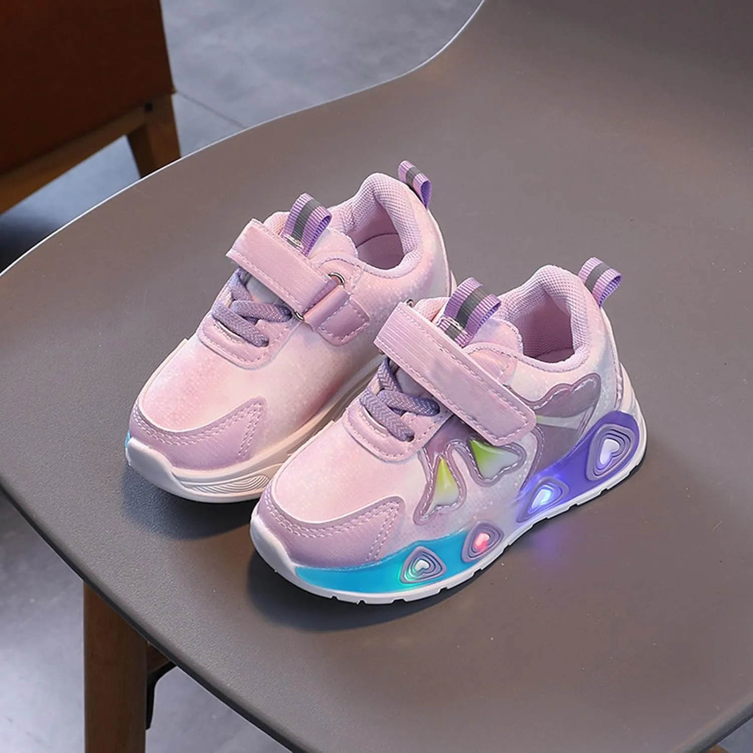 Fashion LED Light Baby Shoes Casual Children Shoes Boys Girls Sandals Soft Kids Sports 9t