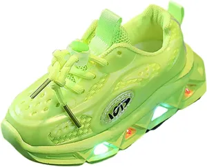 Fashion LED Light Baby Shoes Casual Children Shoes Boys Girls Sandals Soft Kids Sports Toddler Athletic Shoe