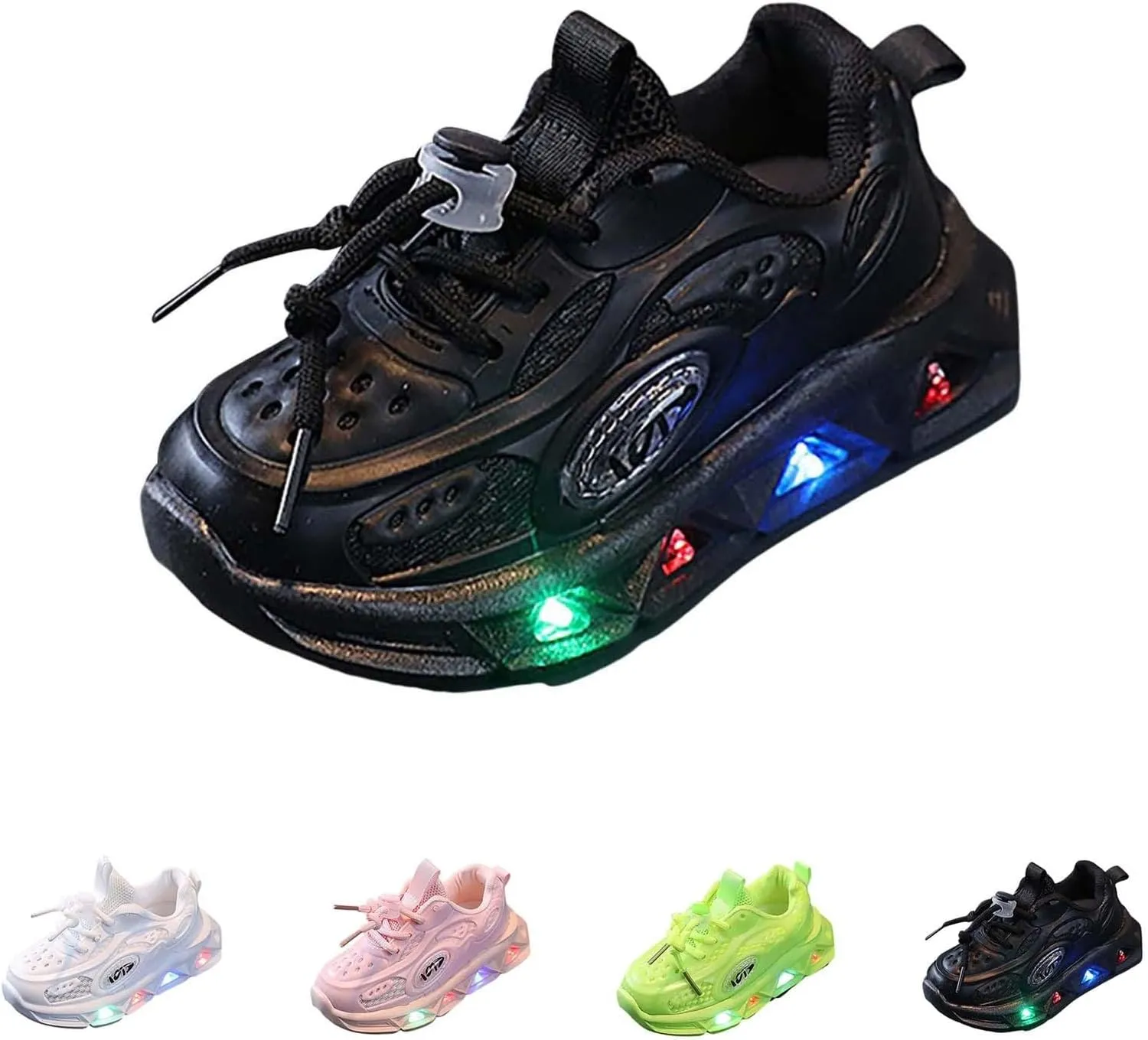 Fashion LED Light Baby Shoes Casual Children Shoes Boys Girls Sandals Soft Kids Sports Toddler Athletic Shoe