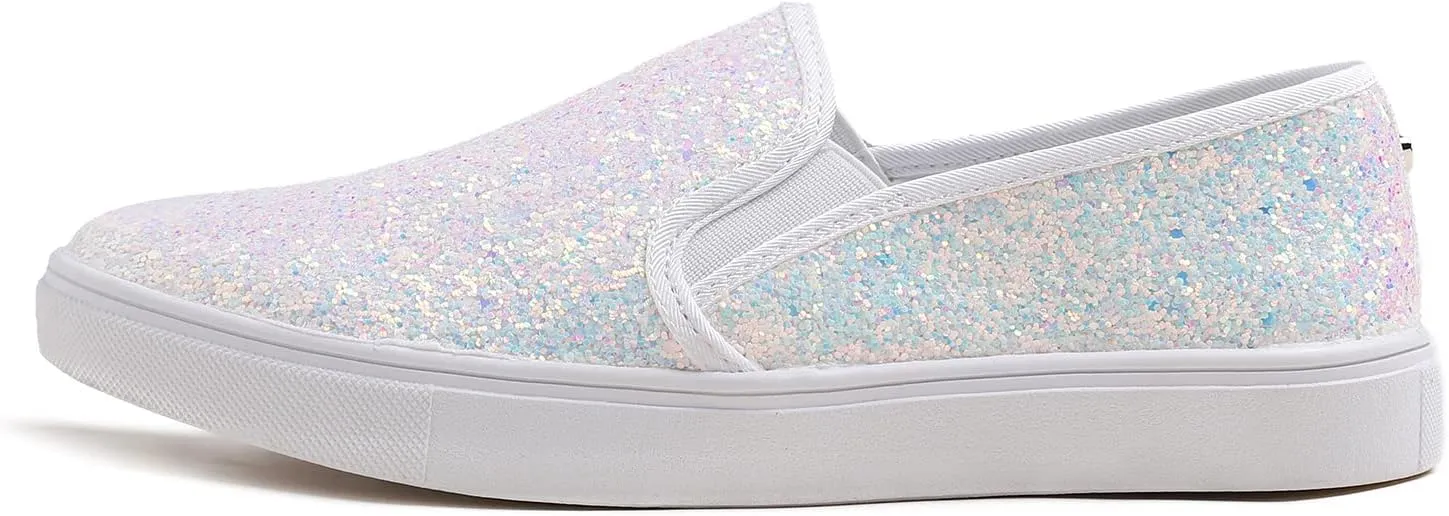 FEVERSOLE Women's Fashion Slip-On Sneaker Casual Flat Loafers
