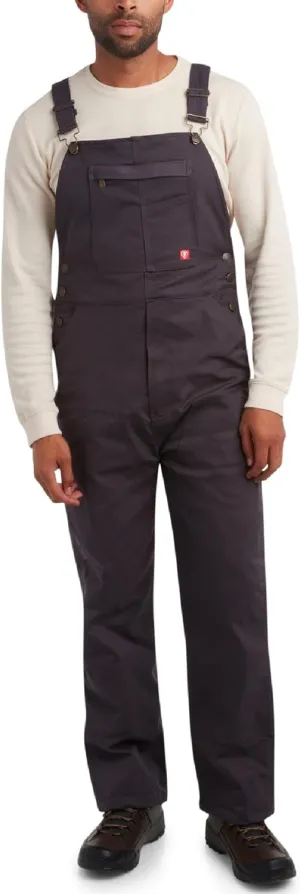 Firestone Mens Overalls — Mechanical Insulated Bib Overalls for Men - Stretch Twill Mens Jumpsuit Waterproof Bibs, Runs Small, Size XX-Large, Charcoal