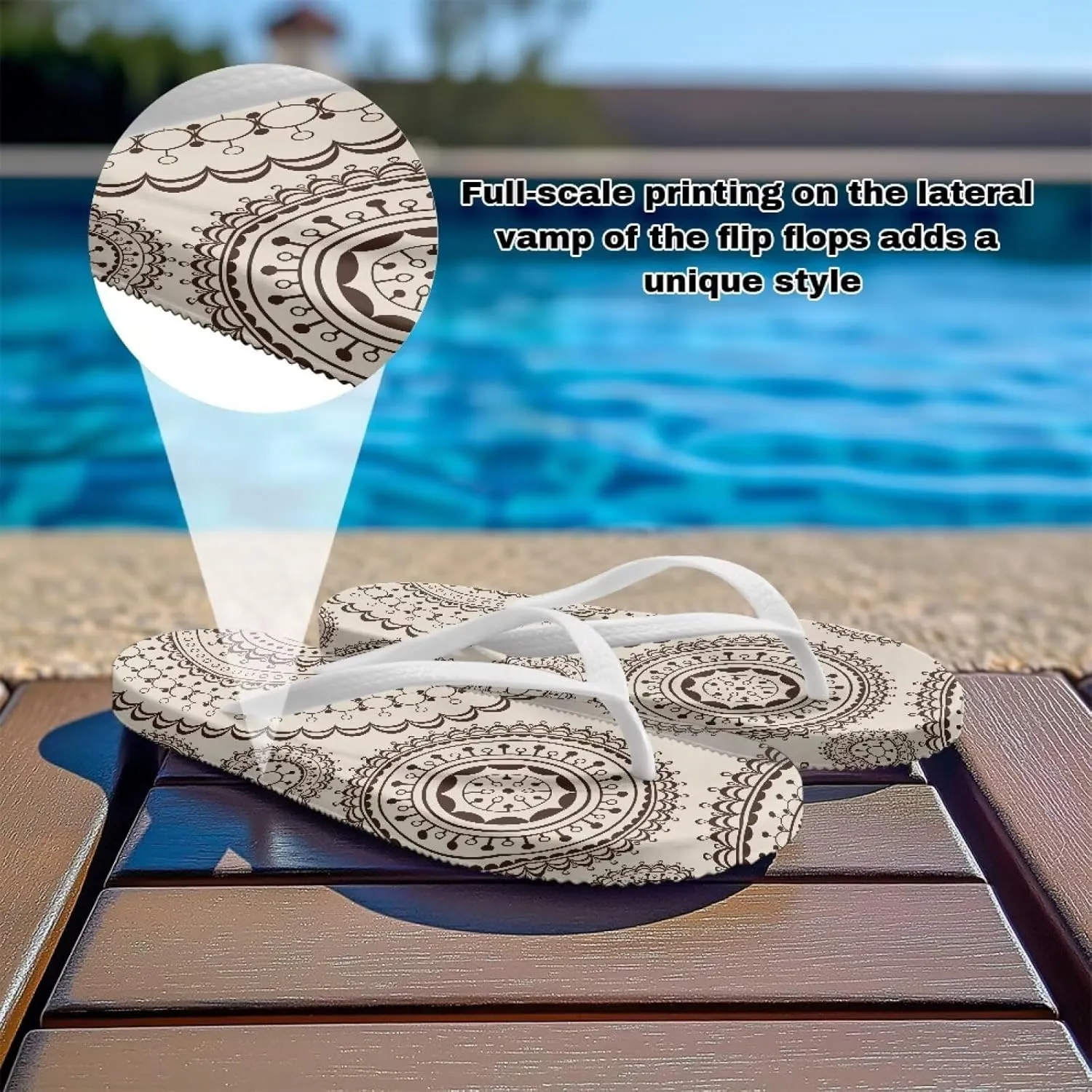 Flip Flops for Women, Comfortable Beach Sandals Open Toe Shower Slipper Non-Slip Slide Slippers Sandals Bath Shoes