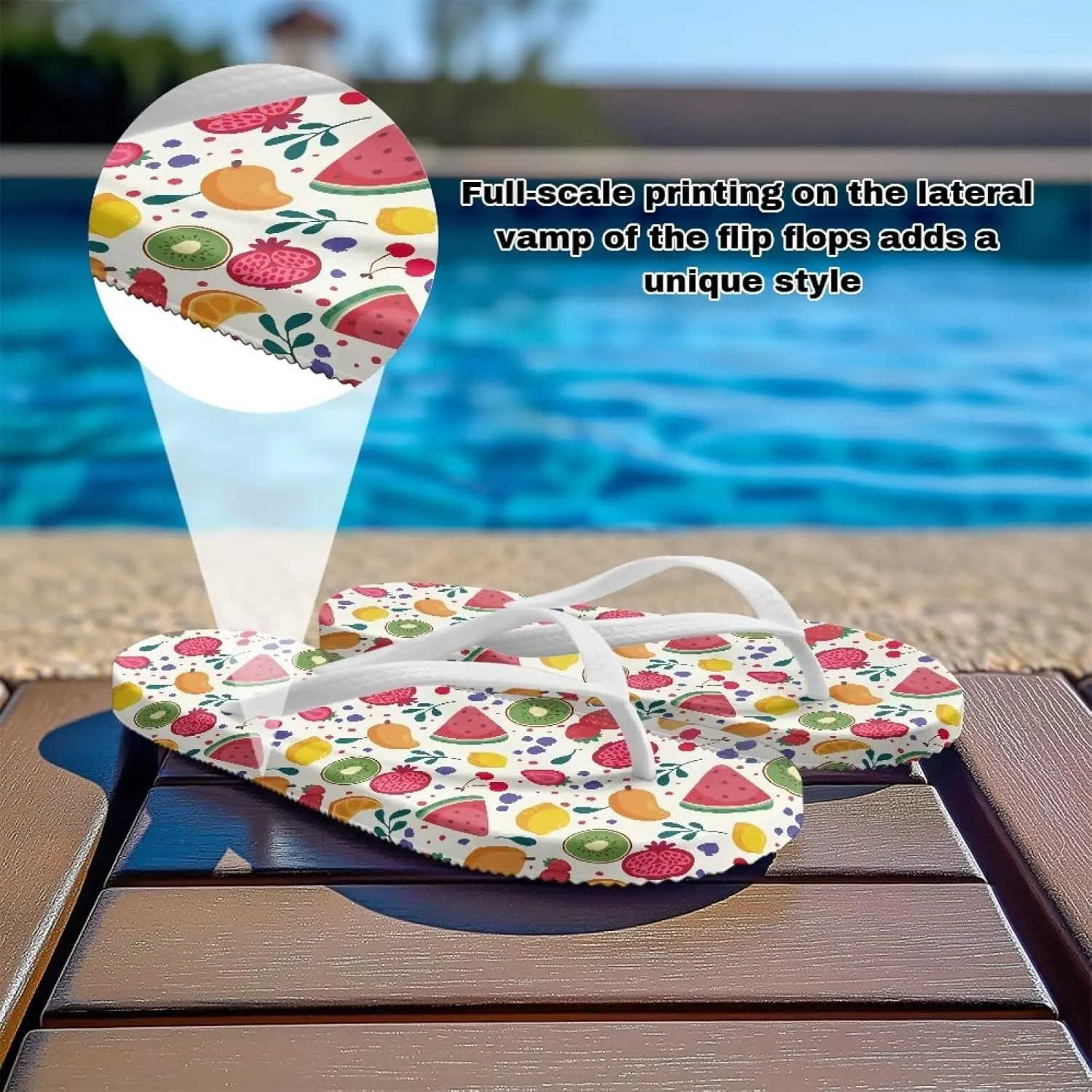 Flip Flops for Women, Comfortable Beach Sandals Open Toe Shower Slipper Non-Slip Slide Slippers Sandals Bath Shoes