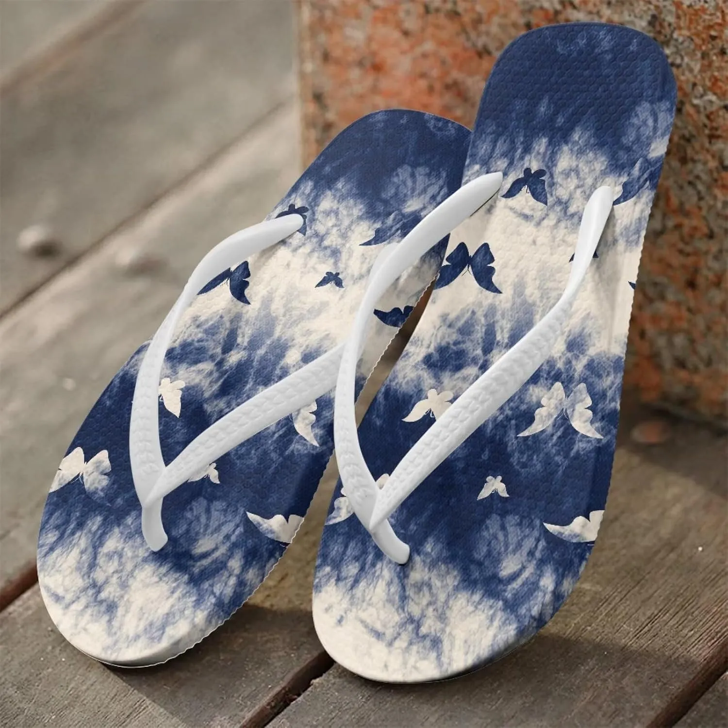 Flip Flops for Women, Comfortable Beach Sandals Open Toe Shower Slipper Non-Slip Slide Slippers Sandals Bath Shoes