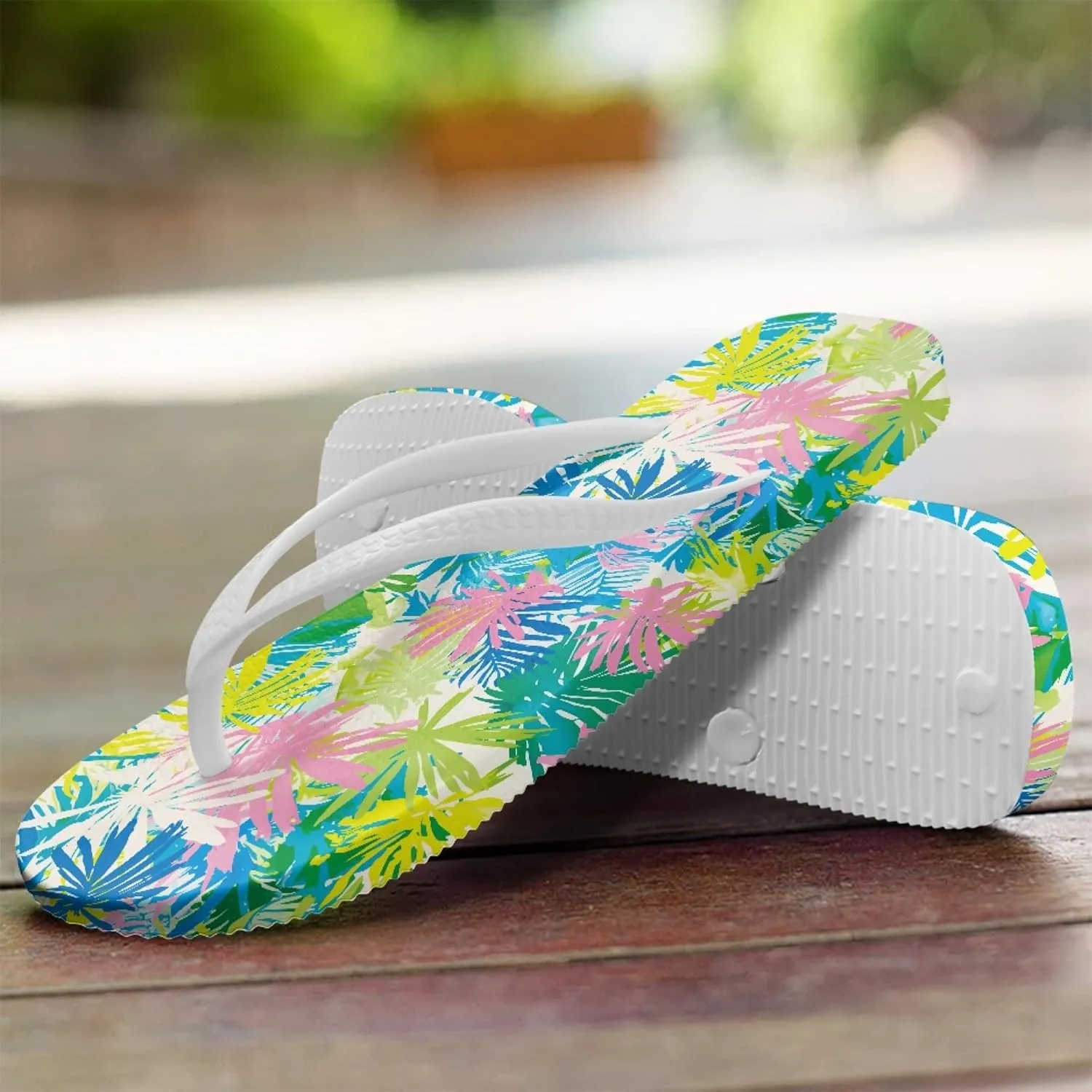 Flip Flops for Women Comfortable EVA Beach Sandals Cute Summer Non Slip Gym Slippers Bathroom Shower Shoes