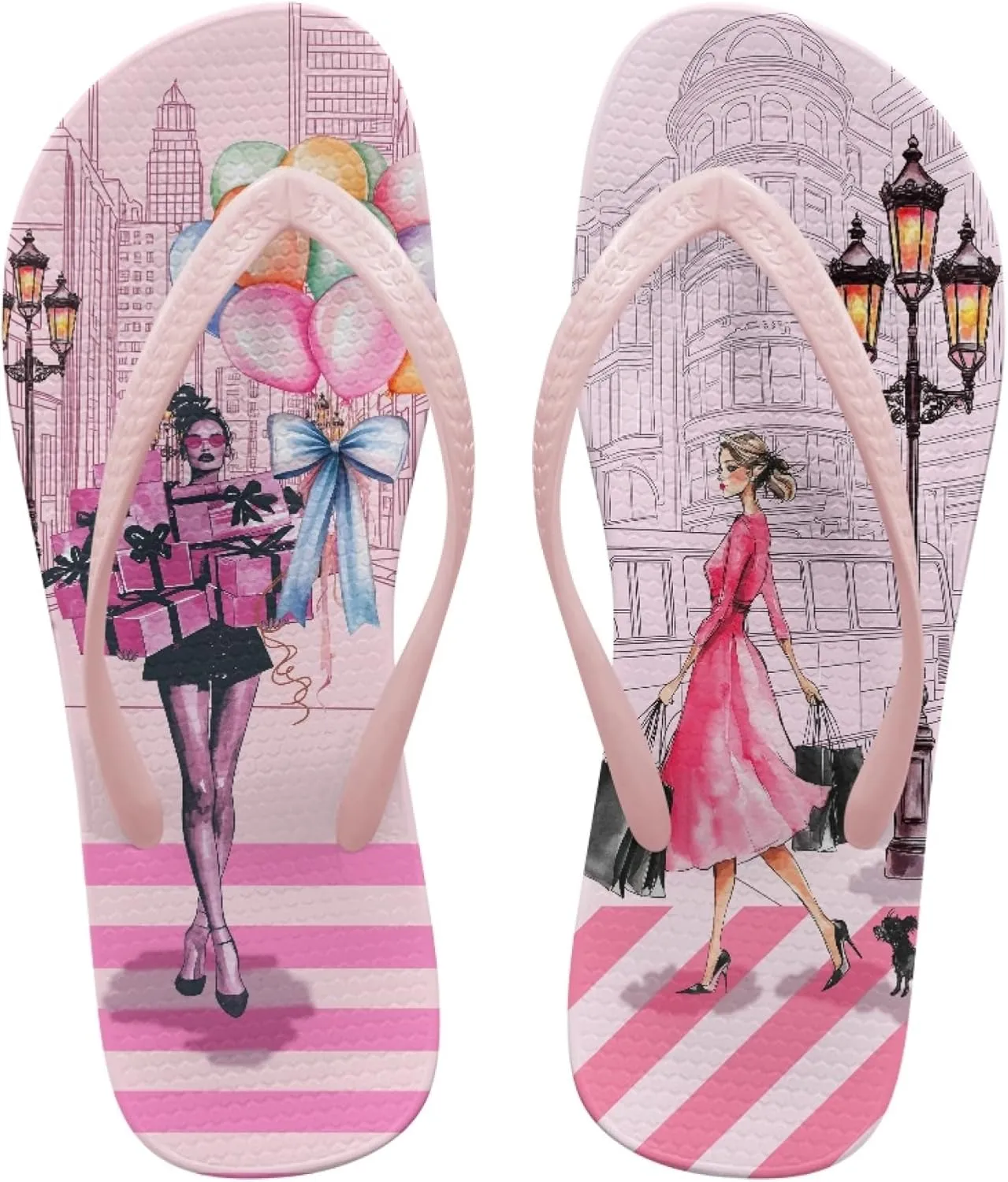 Flip Flops for Women Comfortable EVA Beach Sandals Cute Summer Non Slip Gym Slippers Bathroom Shower Shoes