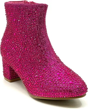 Forever Kids Rhinestone Ankle booties