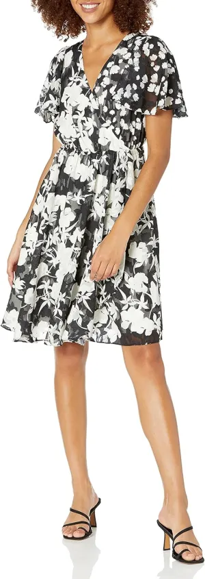 French Connection Women's Classic Crepe Light Woven Dress