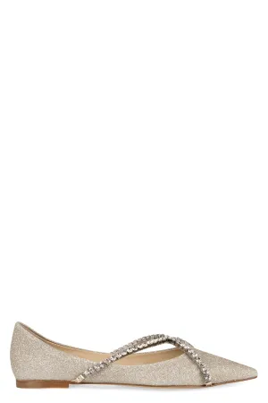 Genevi pointy-toe ballet flats