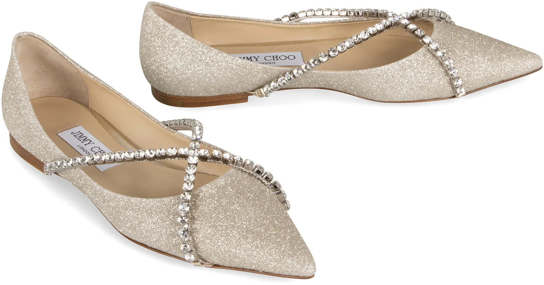 Genevi pointy-toe ballet flats