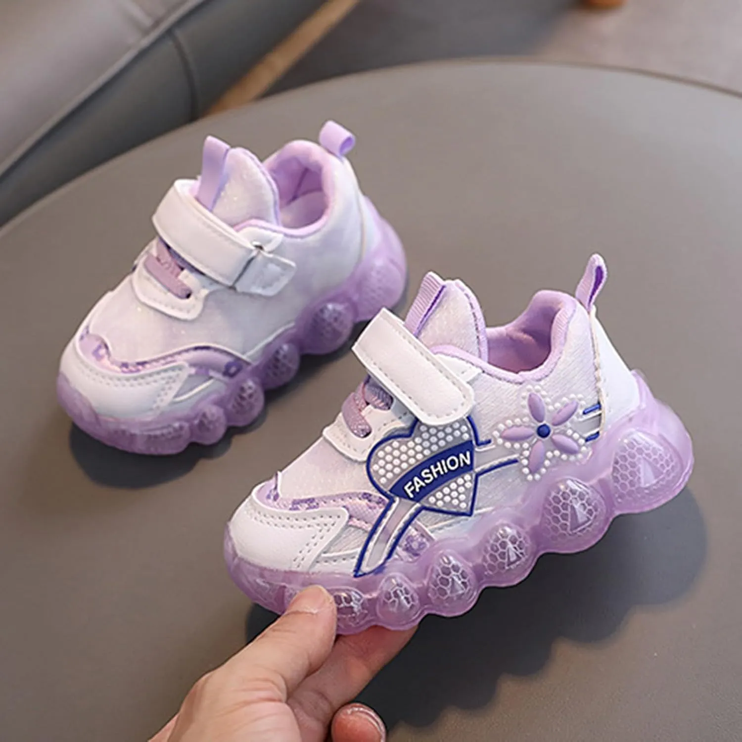 Girls Boys Spring Summer Autumn Children's Sports Shoes for Small Medium Sneaker Light up Shoes for Girls