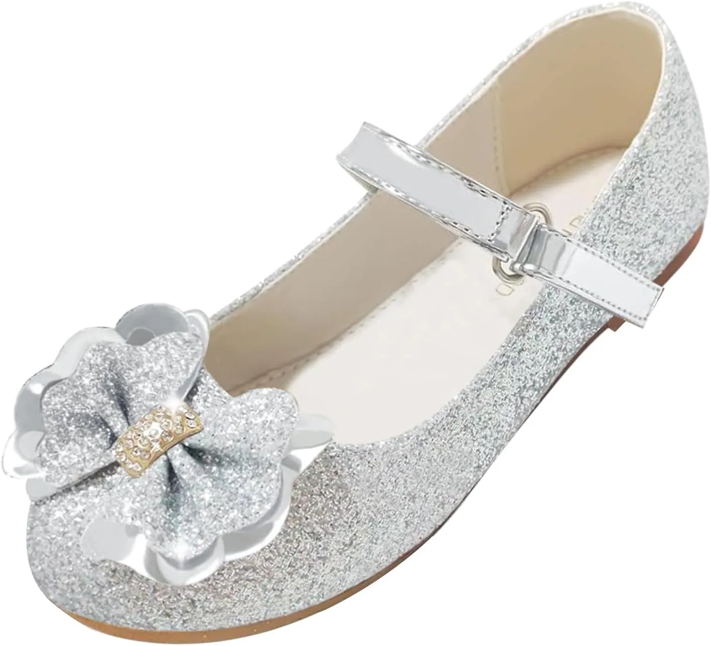 Girls Dress Shoes Mary Jane Shoes Low Heel Ballerina Flats Wedding Party School Shoes for Little/Big Kids