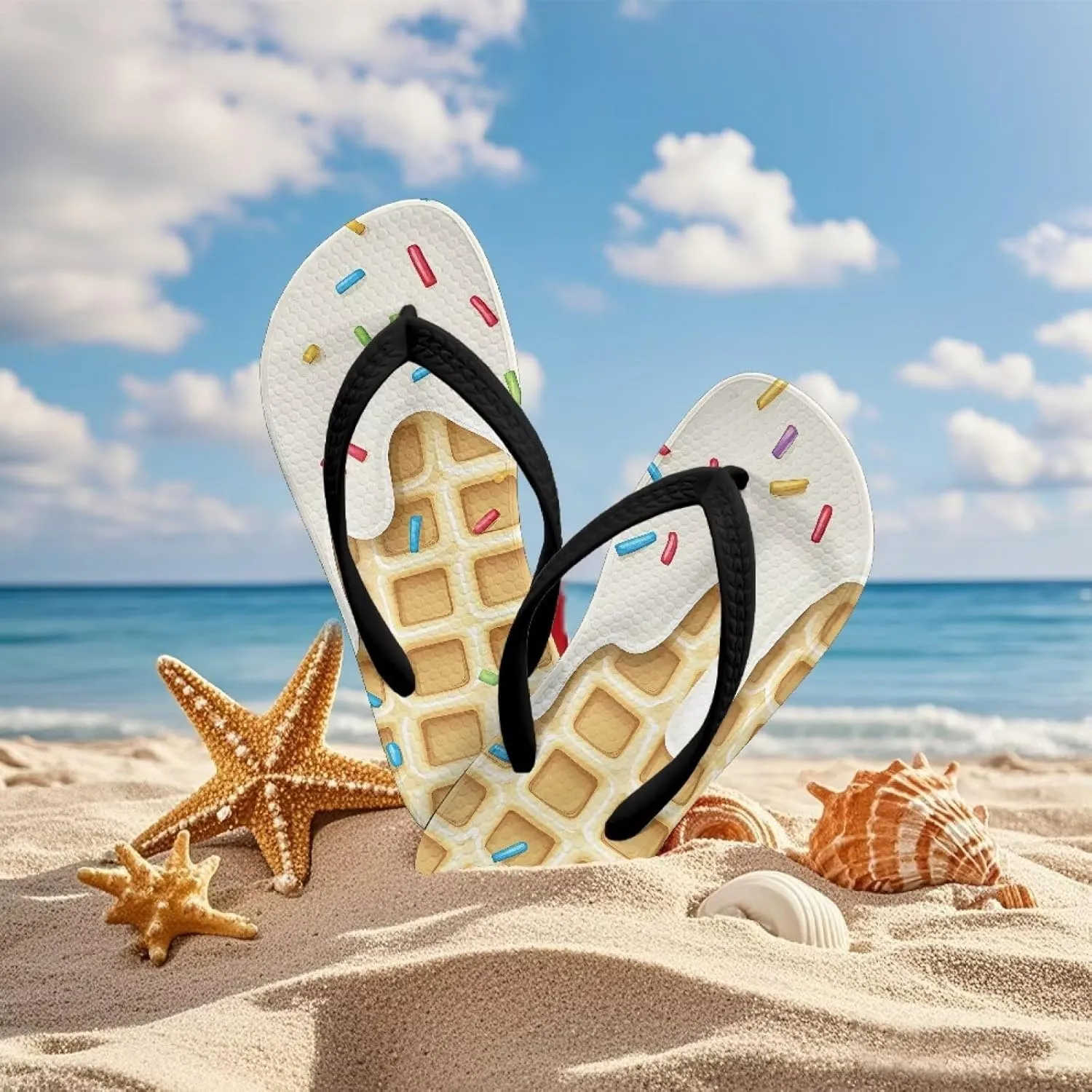 Girl's Flip Flops Non-Slip Children's Slippers Sandals for Beach Swim Pool