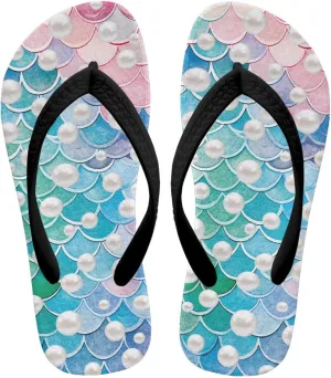 Girl's Flip Flops Non-Slip Children's Slippers Sandals for Beach Swim Pool