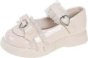 Girls Mary Jane Shoes Princess Wedding Party Flower Girl School Shoes Flats