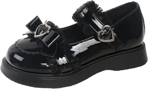 Girls Mary Jane Shoes Princess Wedding Party Flower Girl School Shoes Flats