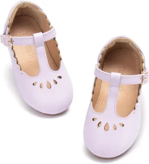 Girls Toddler Little Kid Mary Jane Flats T-Strap School Uniform Dress Shoes