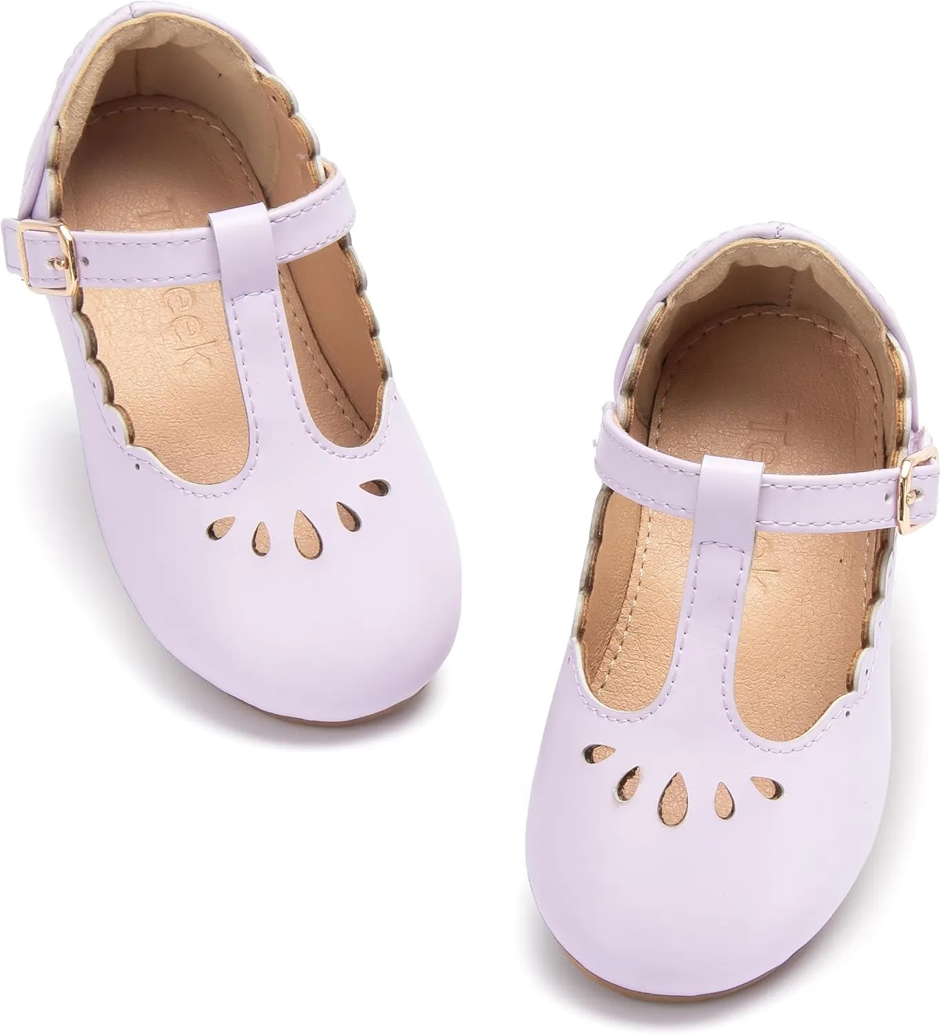 Girls Toddler Little Kid Mary Jane Flats T-Strap School Uniform Dress Shoes