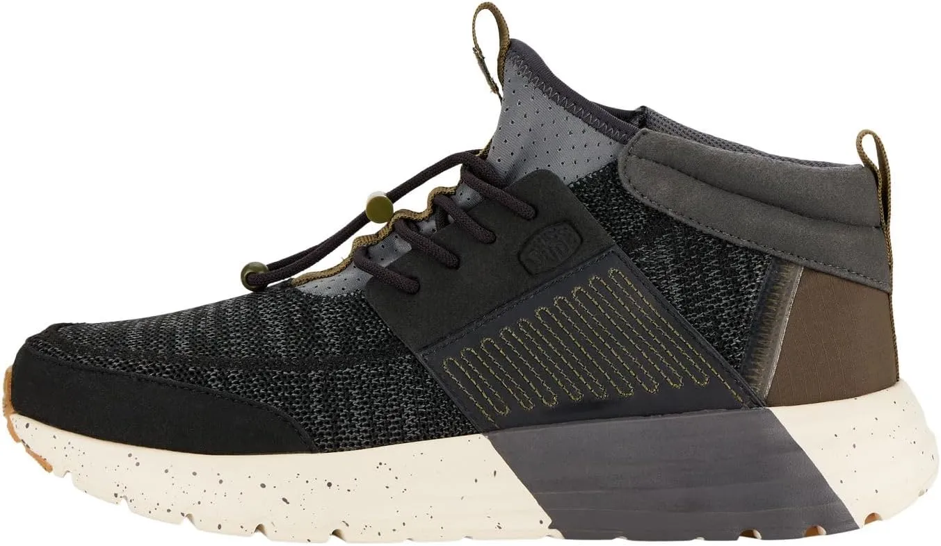 Hey Dude Men's Sirocco Mid| Men's Sneaker | Men's Slip On Shoes | Comfortable & Light-Weight