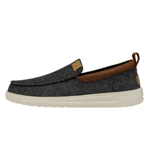 Hey Dude Wally Grip Moc Wool Charcoal Size 10 | Men’s Shoes | Men's Slip-on Loafers | Comfortable & Light-Weight
