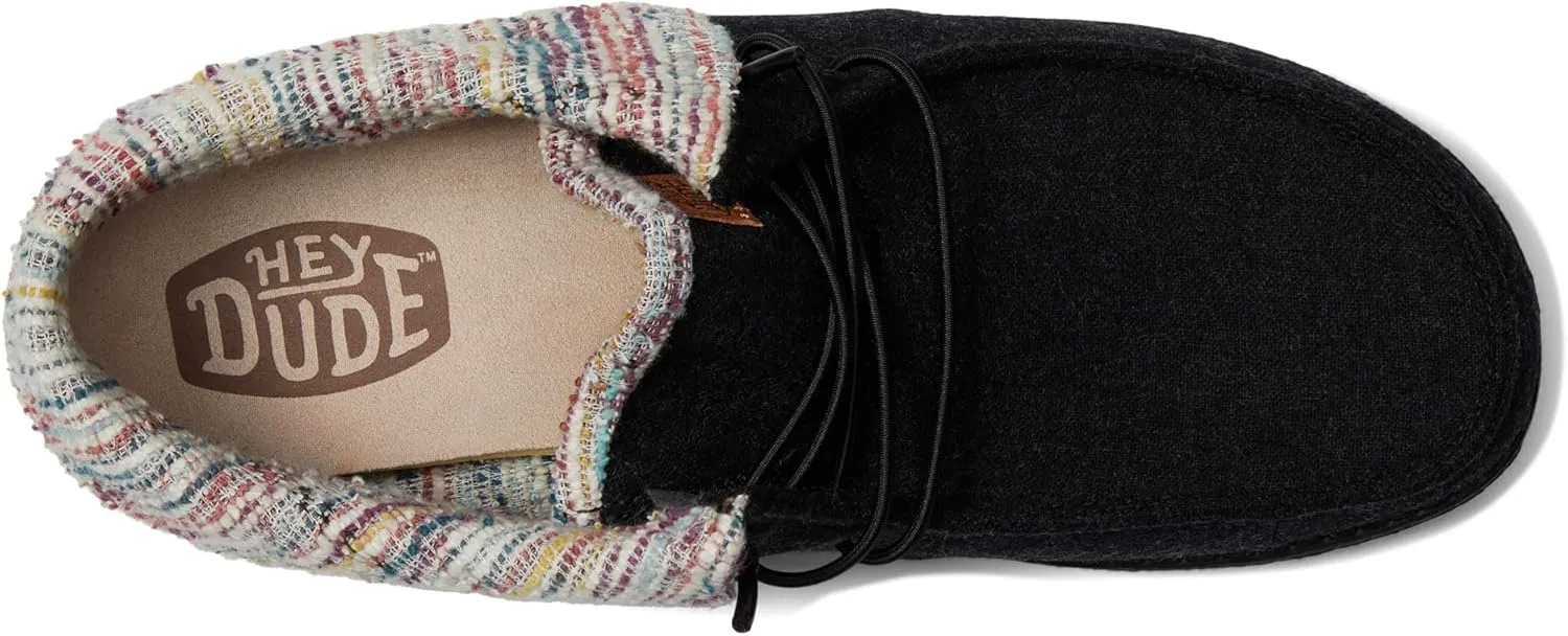 Hey Dude Wendy Fold Wooly Twill | Women's Boots | Women's Pull on Boots | Comfortable & Light-Weight
