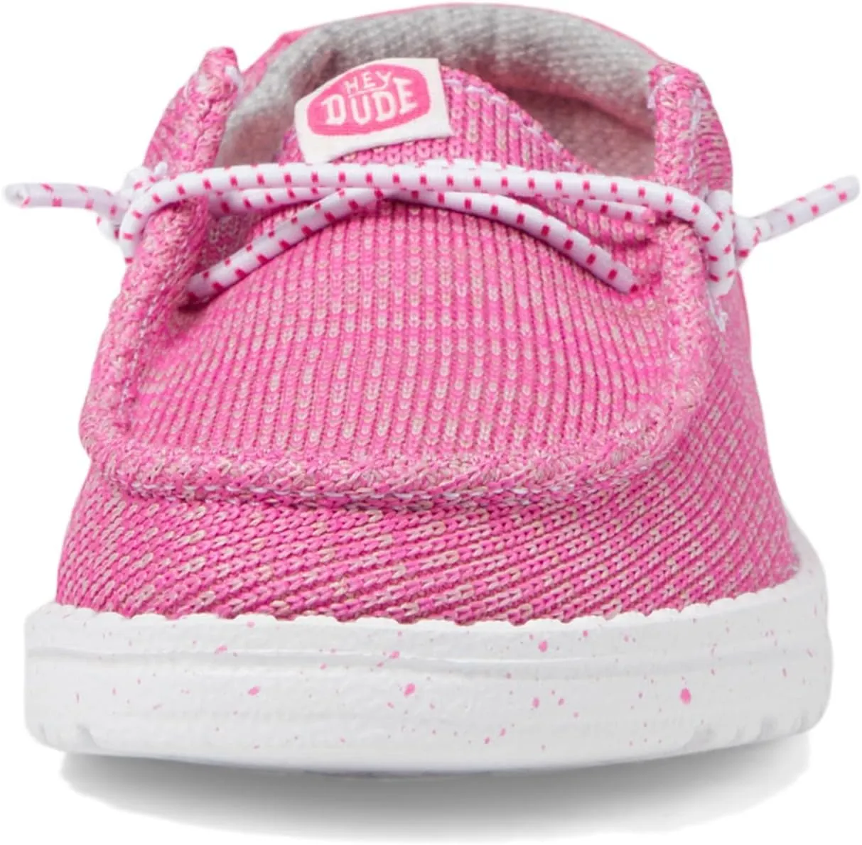 Hey Dude Wendy Sport Mesh Loafers for Kids Girls – Textile Upper – Two-Eyelet Lace Closure – Slip-on Style