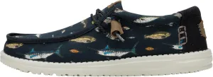 HEYDUDE Wally Marlin, Men’s Shoes, Men's Slip-on Loafers, Comfortable & Light-Weight