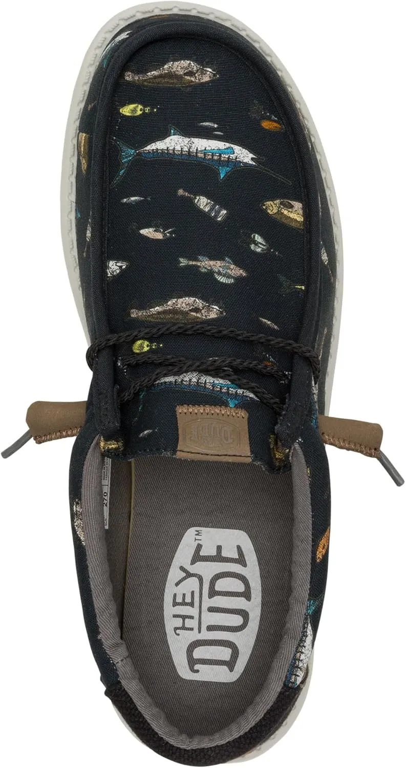 HEYDUDE Wally Marlin, Men’s Shoes, Men's Slip-on Loafers, Comfortable & Light-Weight