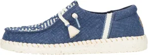 HEYDUDE Wendy Funk Coastal Jute Navy Blazer Size 11, Women’s Shoes, Women’s Slip-on Loafers, Comfortable & Light-Weight
