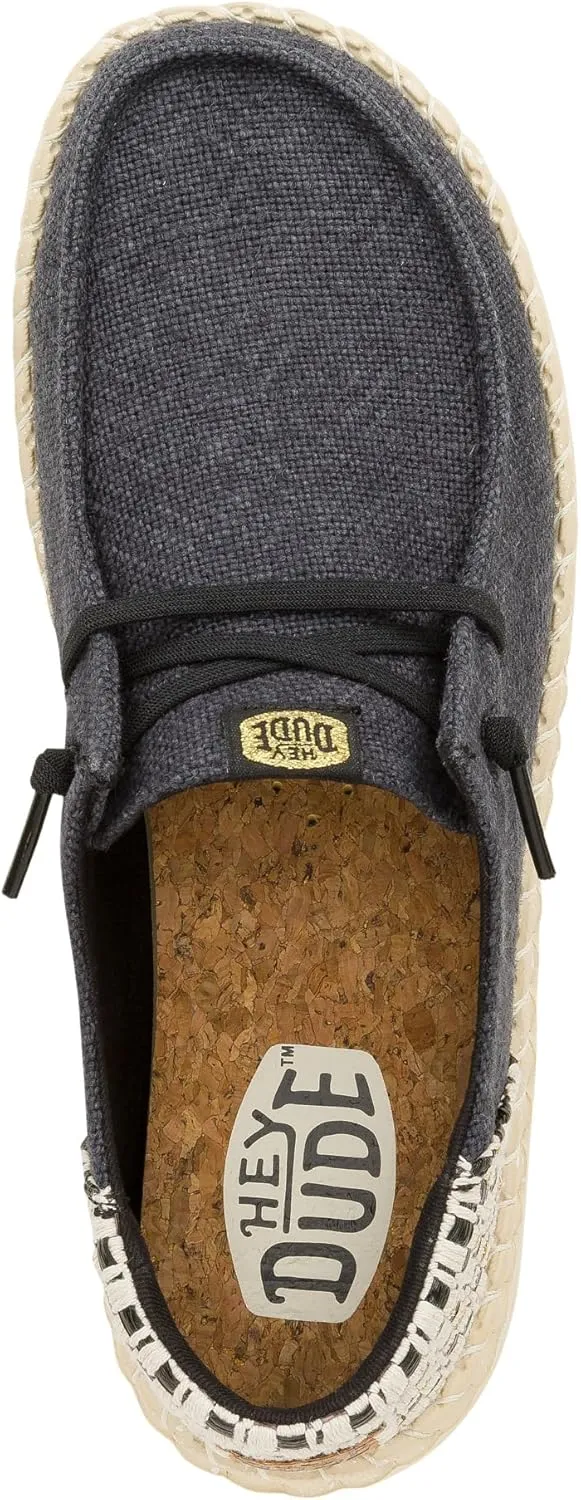 HEYDUDE Wendy Funk Coastal Woven, Women’s Shoes, Women’s Slip-on Loafers, Comfortable & Light-Weight