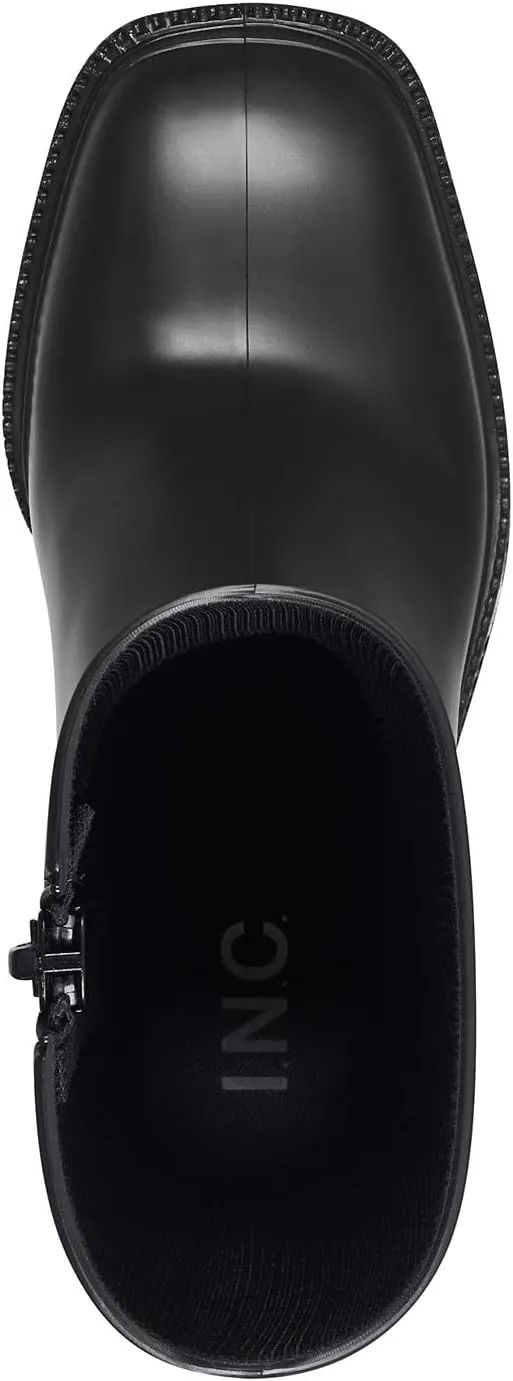 INC Womens Everett Zipper Outdoor Rain Boots