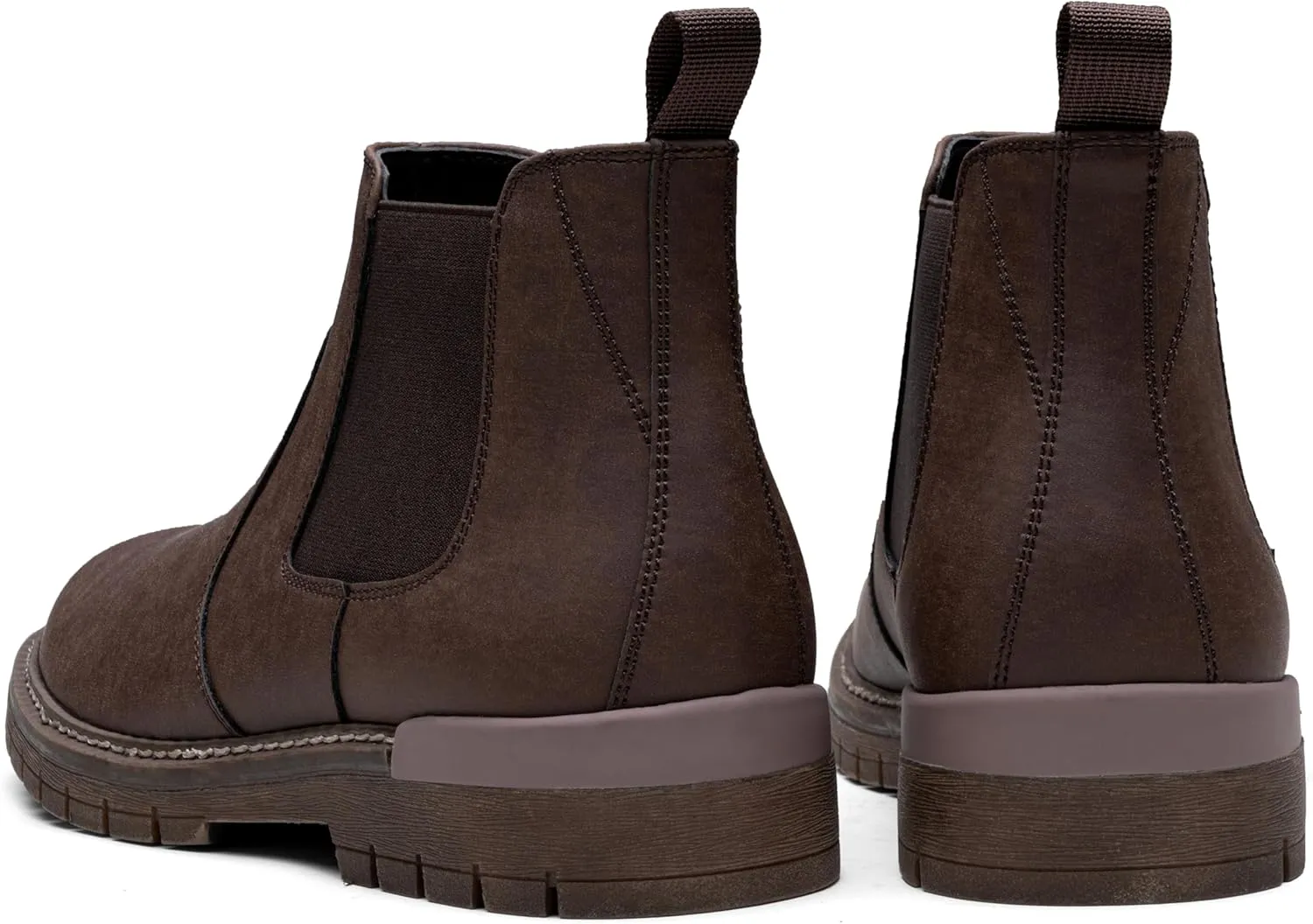 Jousen Men's Boots Casual Mens Slip On Boots Ankle Chelsea Boots for Men