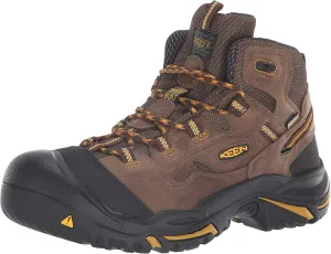 KEEN Utility Men's Braddock Mid Height Soft Toe Work Boots